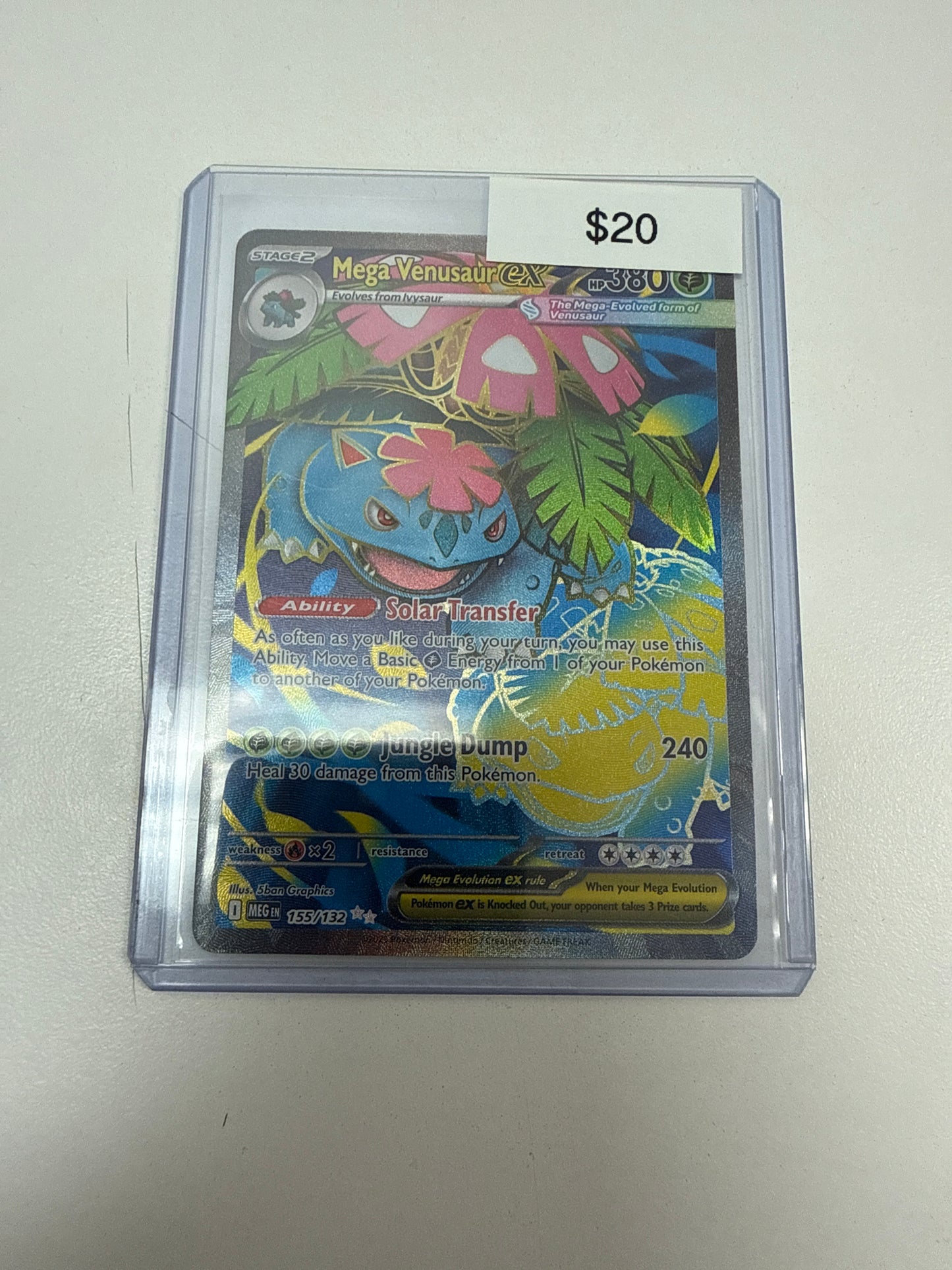 Pokemon Mega Venusaur Ex #155/132