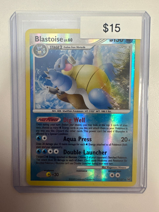 Pokemon Blastoise Reverse Holo 2/127