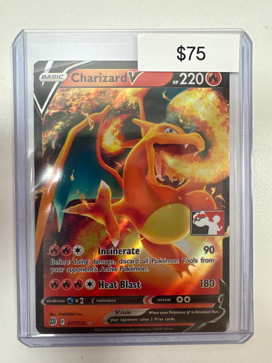 Pokemon League Promo Charizard V 017/172