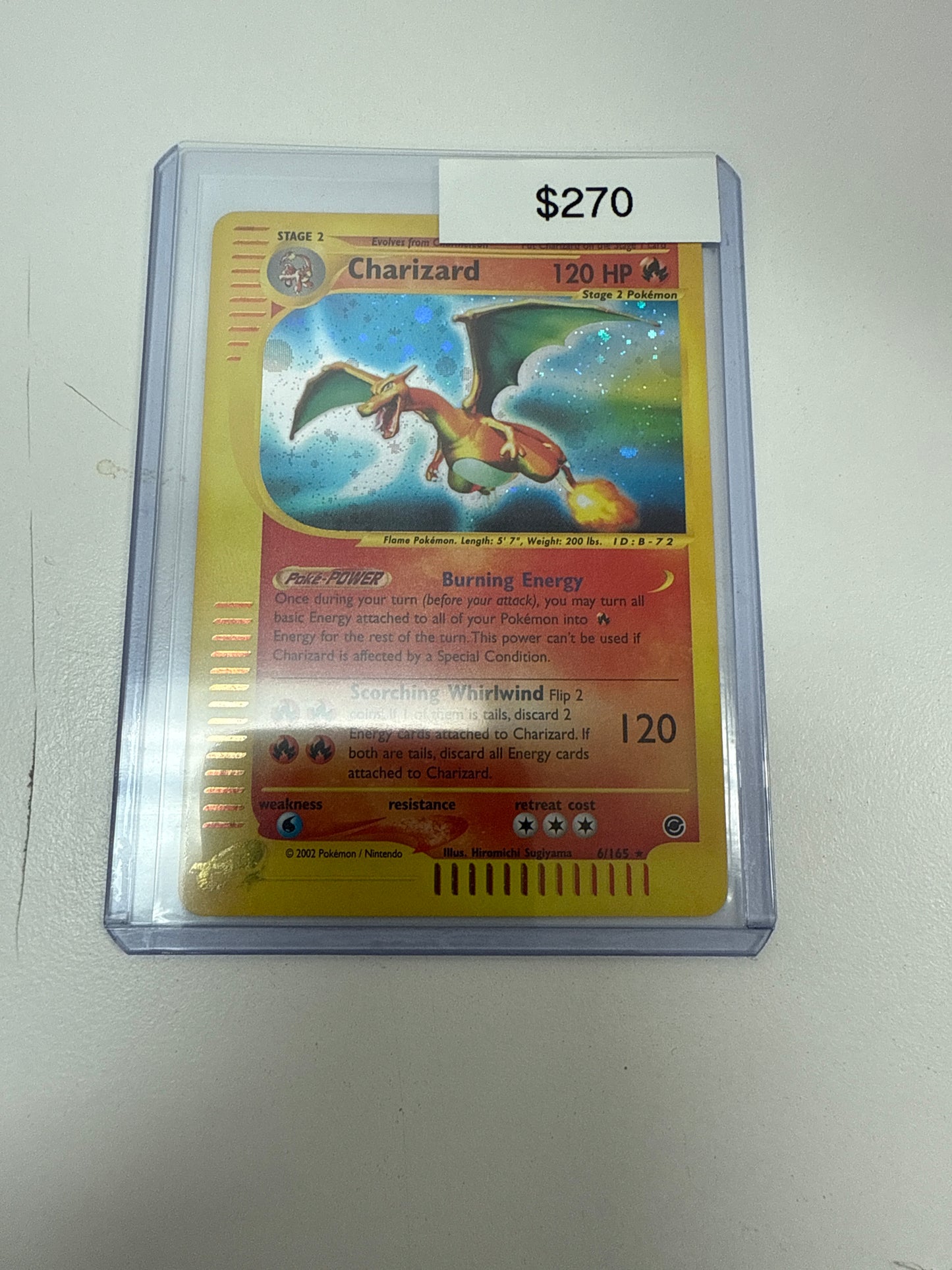 Pokemon Charizard Holo #6/165