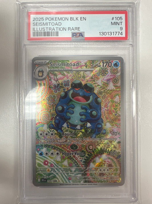 Pokemon Seismitoad 105/086 PSA 9
