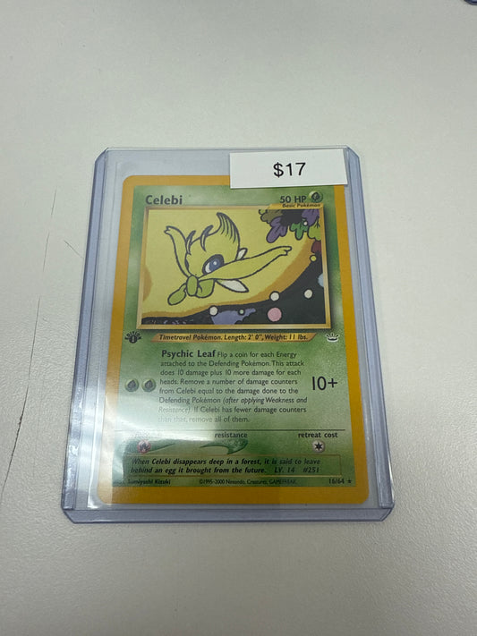 Pokemon Celebi 1st Edition #16/64