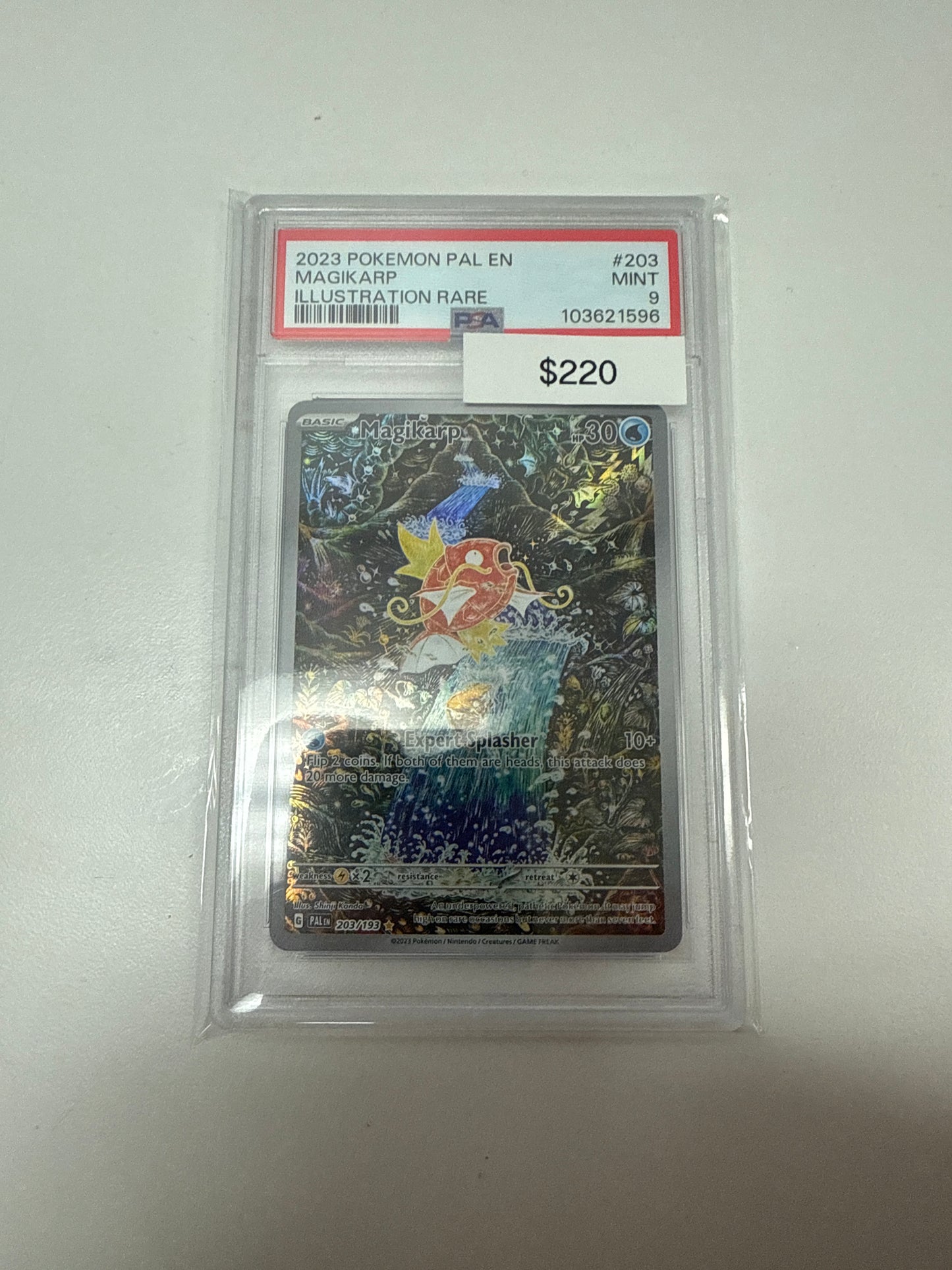 Paldea Evolved Magikarp SIR #203/193 PSA 10