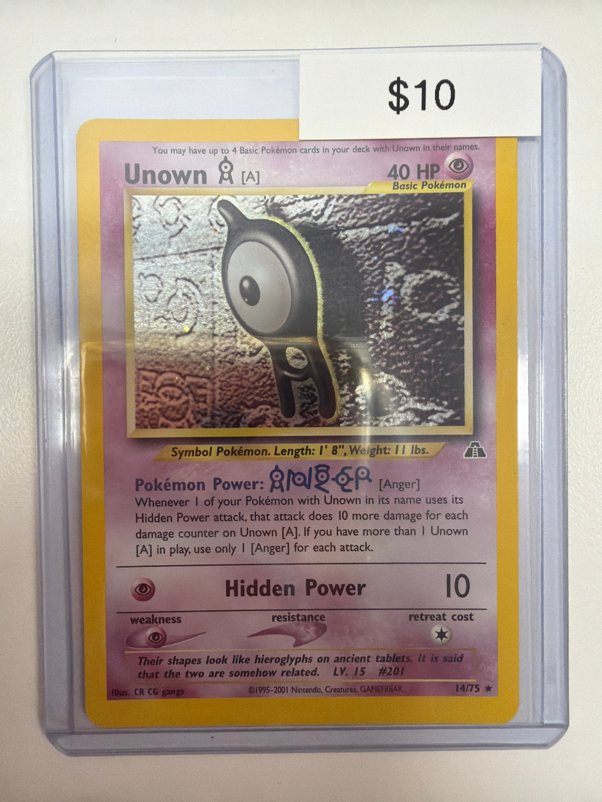 Pokemon Unown 14/75