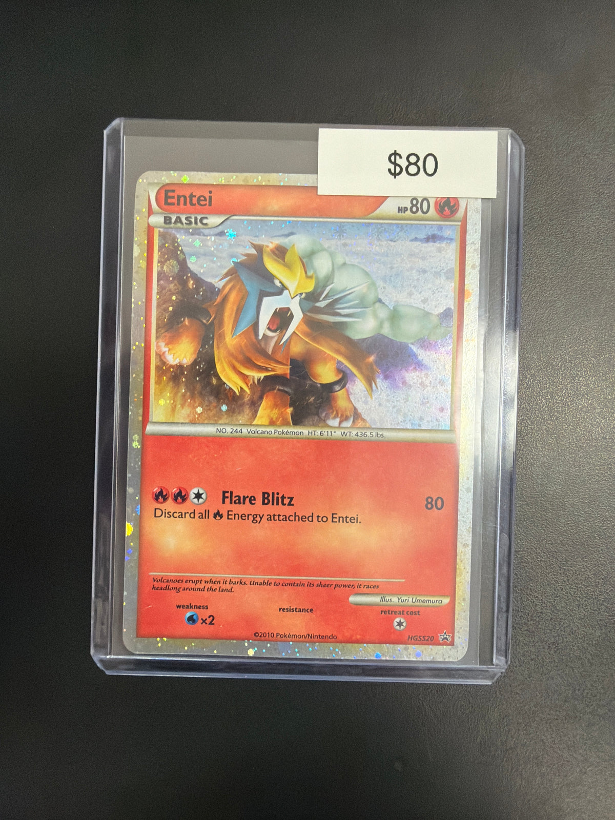 Pokemon Entei Promo HGSS20