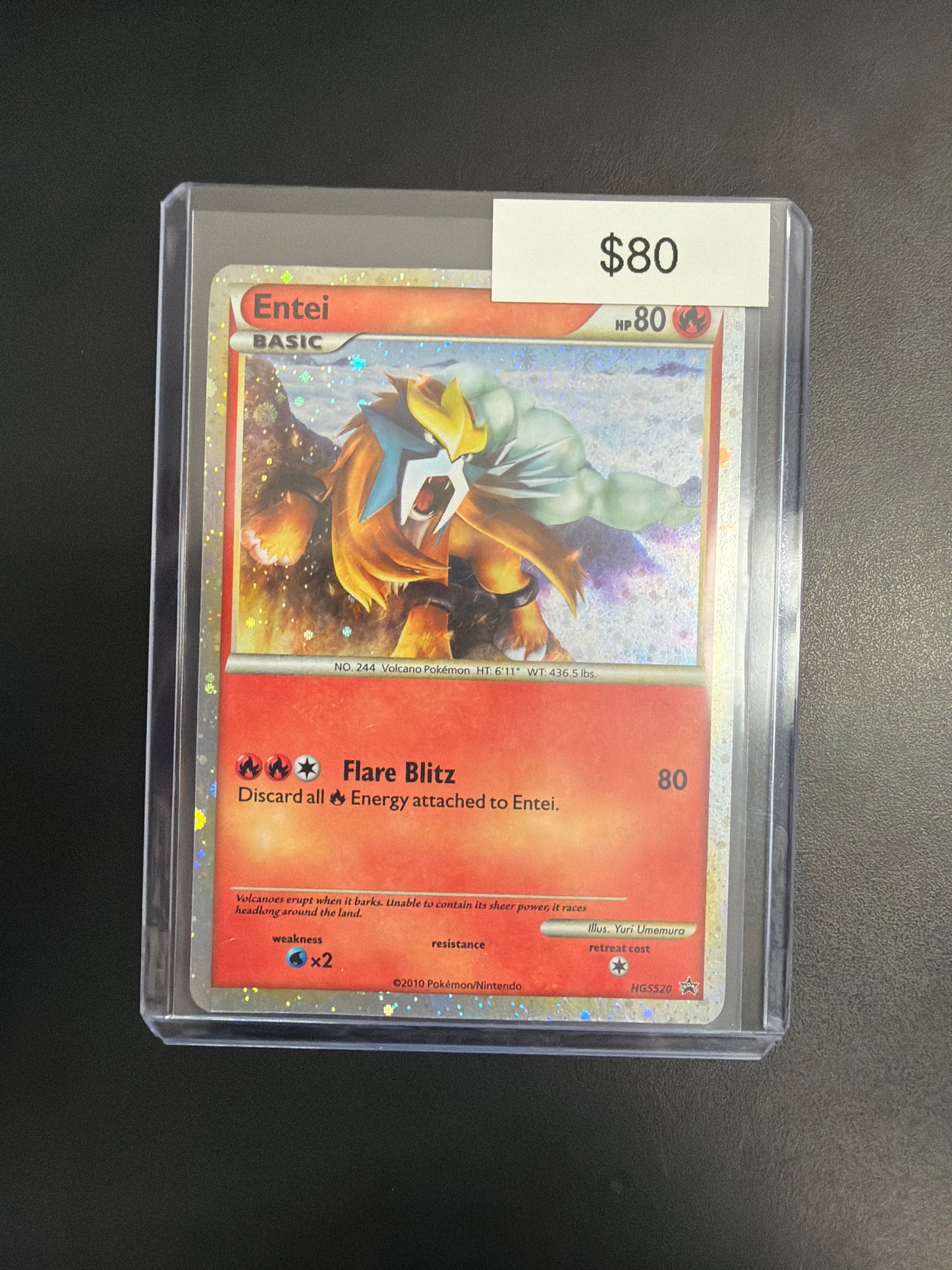 Pokemon Entei Promo HGSS20