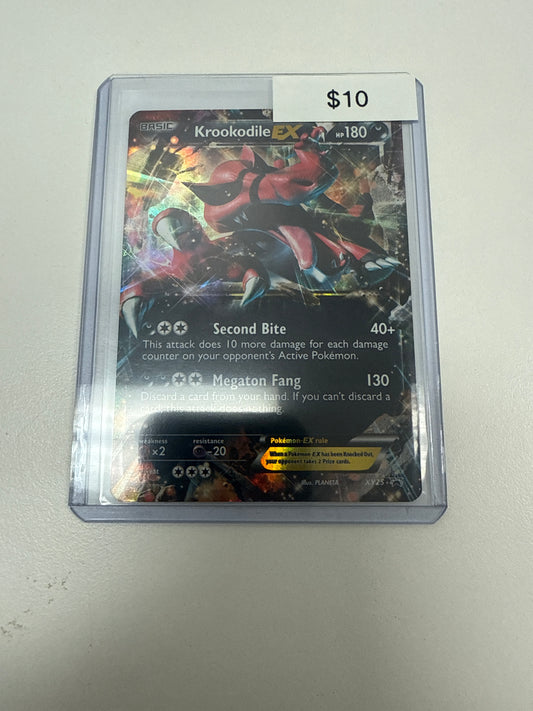 Pokemon Krookodile Ex #XY25