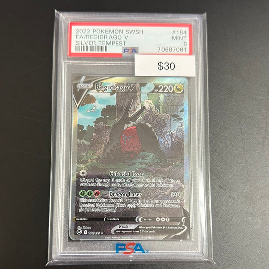 Pokémon Silver Tempest Regidrago  184/195 PSA 9