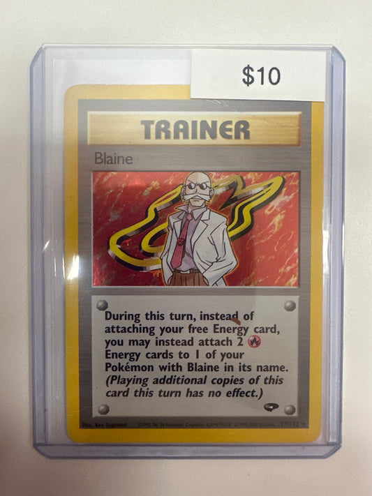 Pokemon Blaine Holo 17/132