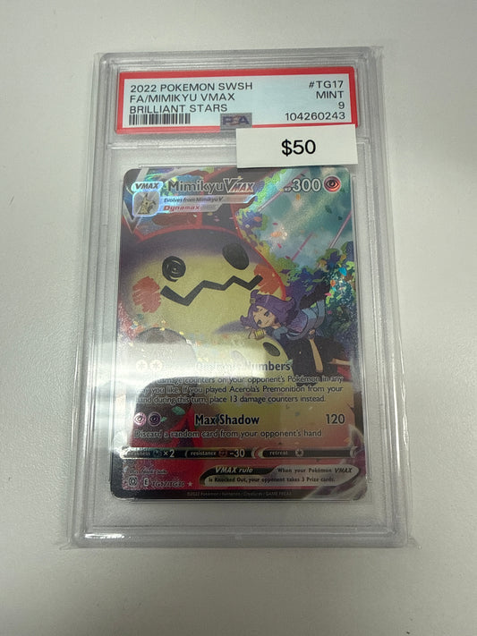 Pokemon Minikyu Vmax #tg17/tg30 PSA 9