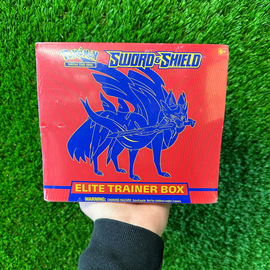 Sword and Shield Elite Trainer Box (Red or Blue)