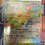 Pokemon Prismatic Evolutions Stamped Promo Leafeon ex 006/131