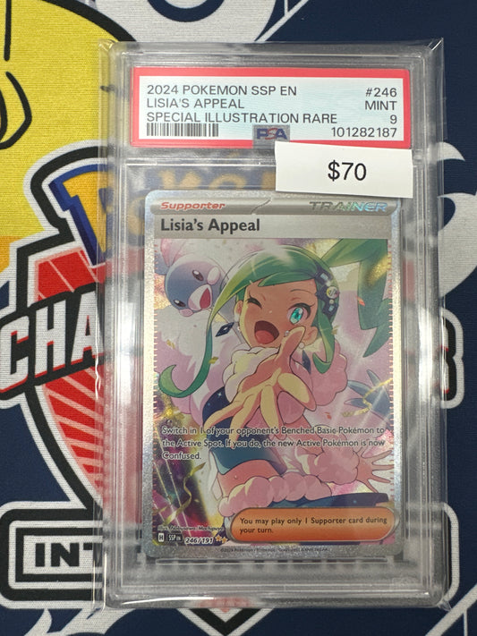 Pokemon Lisa’s Appeal 246/191 PSA 9