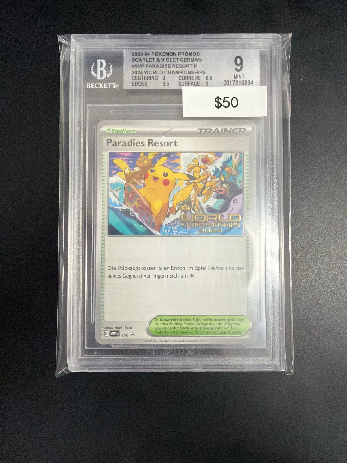 Pokemon Paradise Paradies Resort German BGS 9