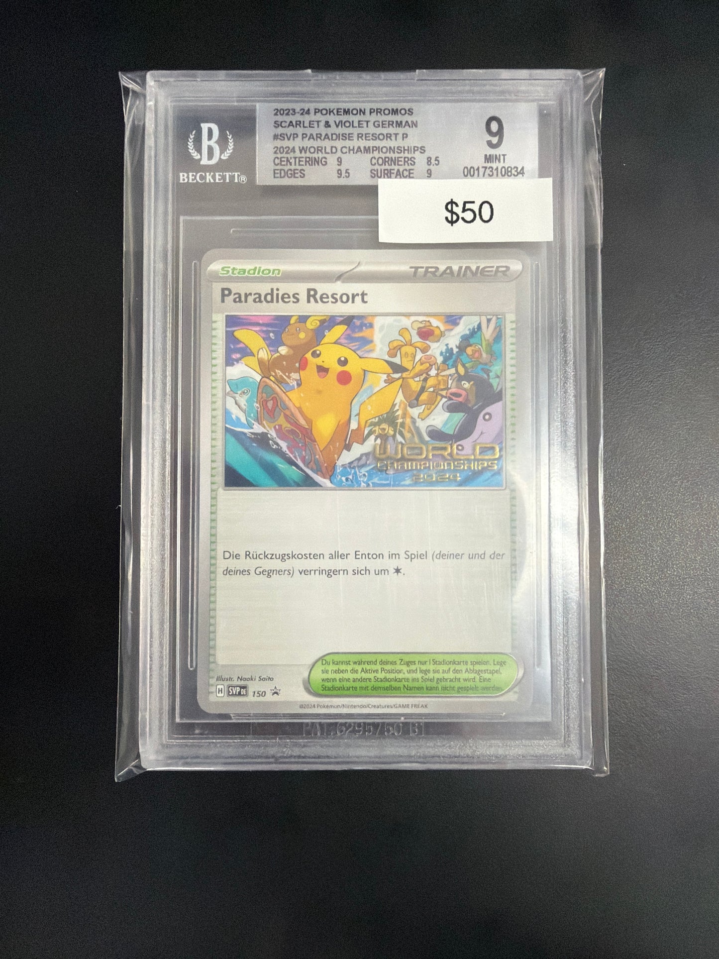 Pokemon Paradise Paradies Resort German BGS 9
