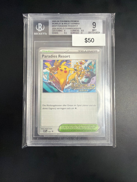 Pokemon Paradise Paradies Resort German BGS 9