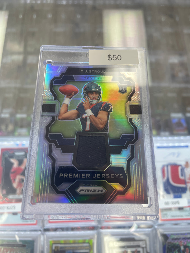 2023 Prizm CJ Stroud Silver Patch 