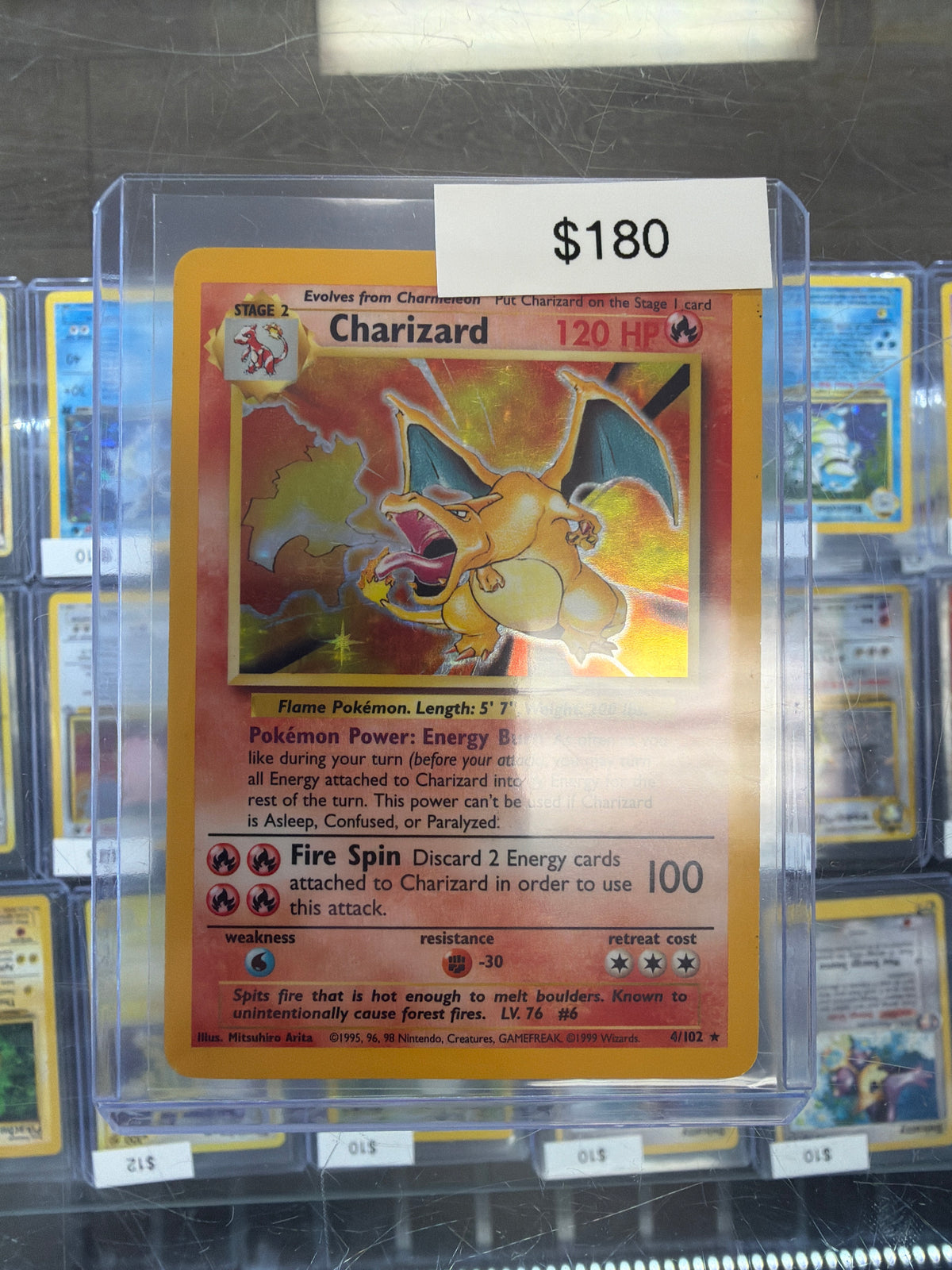 Pokemon Base Set Charizard 4/102