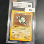 Pokemon Lt. Surge Magneton #80 CGC 10