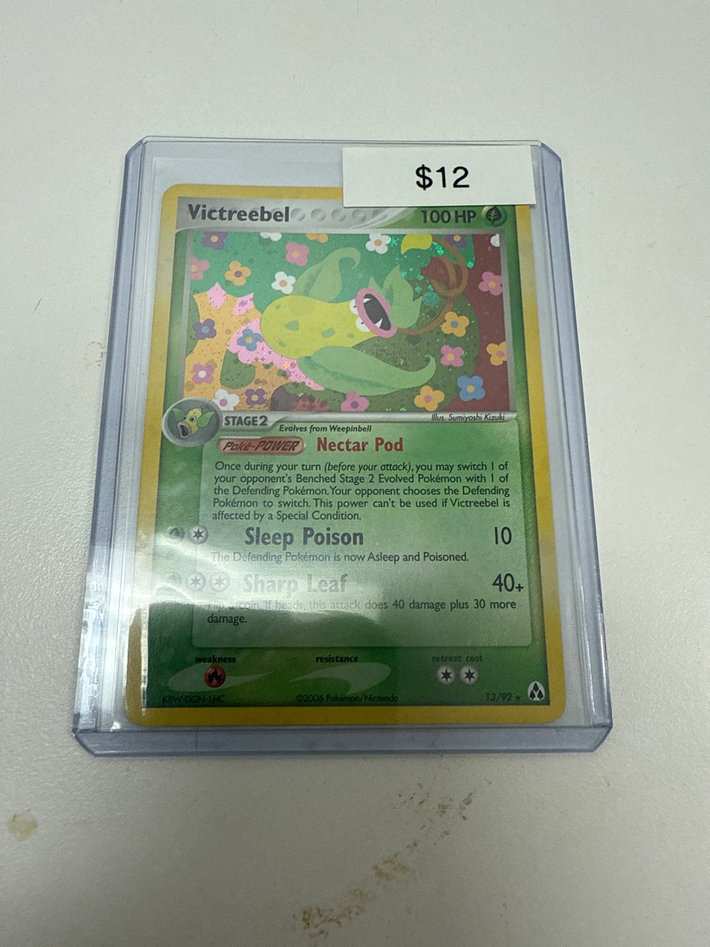 Pokemon Victreebel Holo #13/92