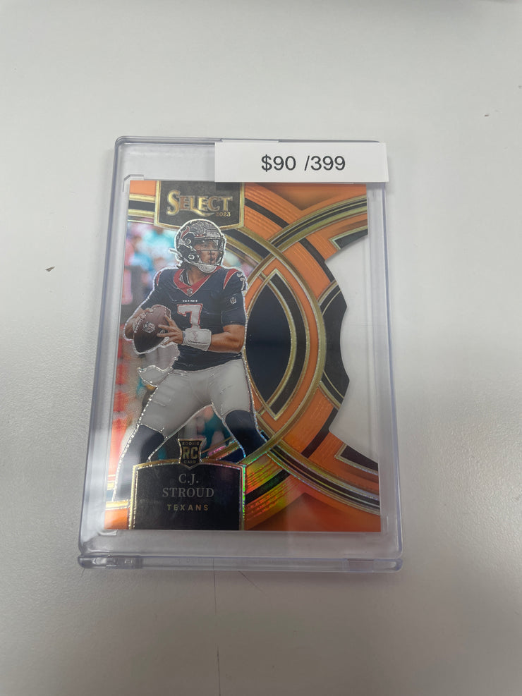 2023 Select CJ Stroud Orange Die Cut /399 