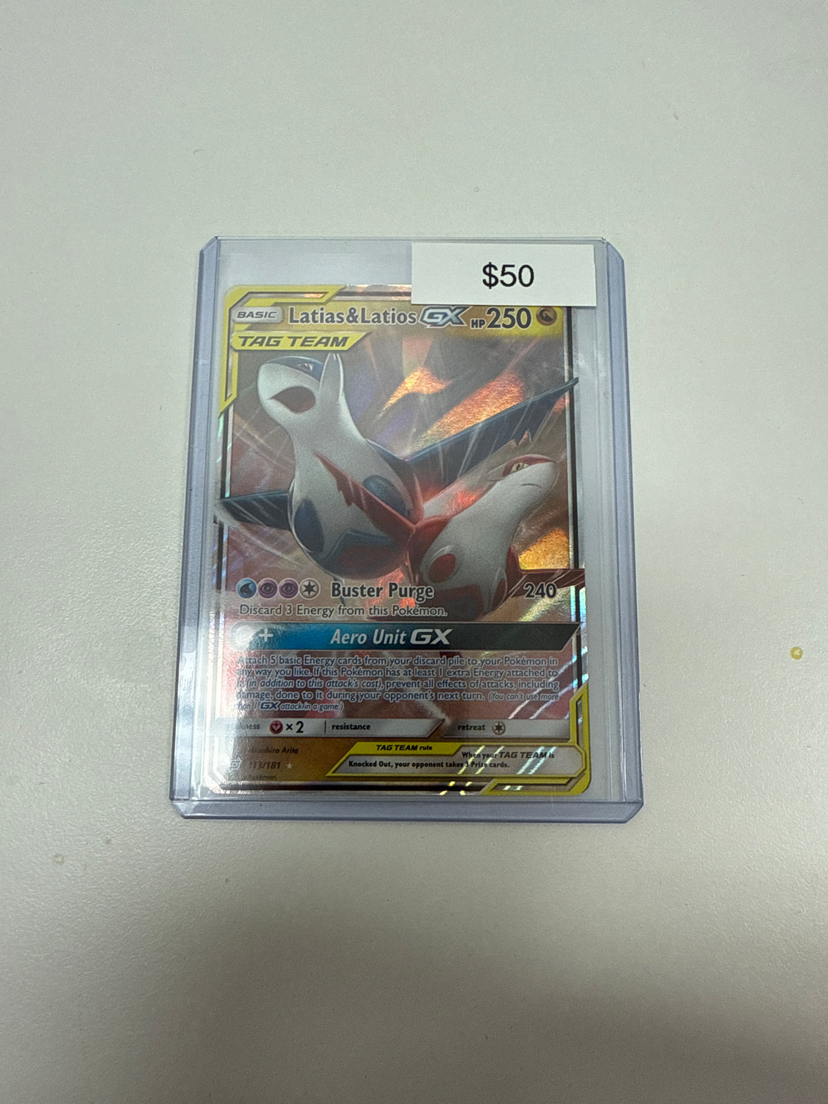 Pokémon LATIAS & Latios GX 113/181