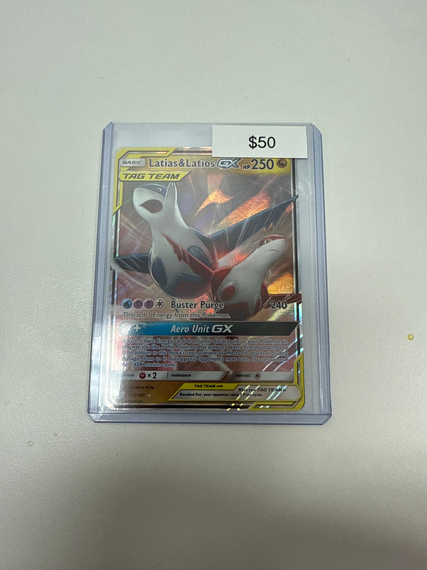 Pokémon LATIAS & Latios GX 113/181