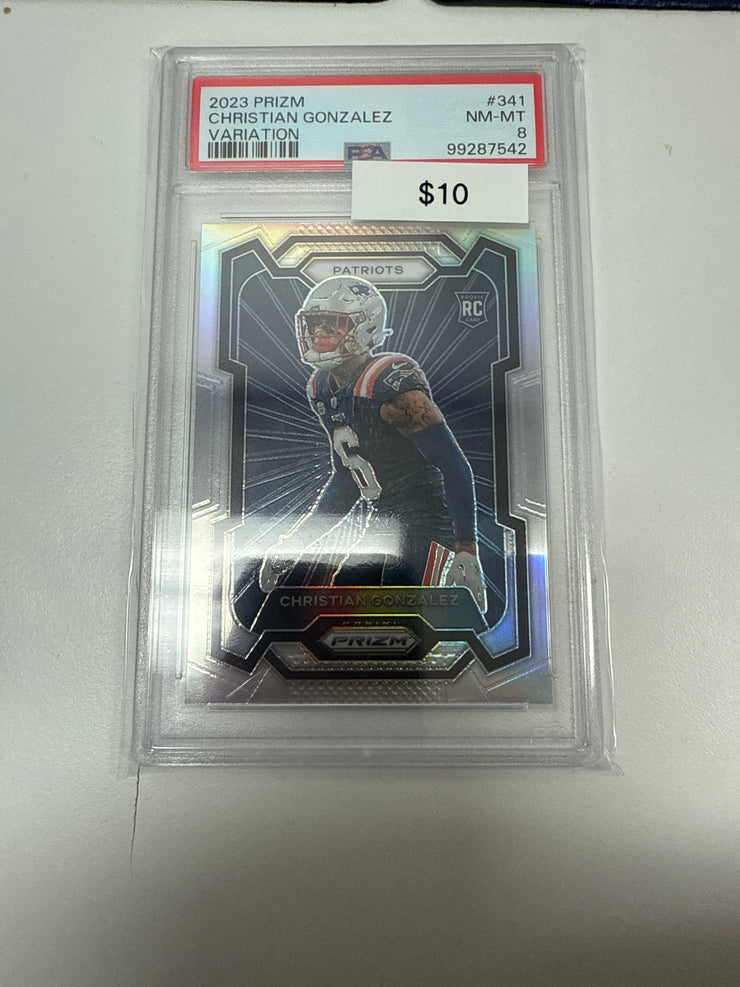 2023 Prizm Christian Gonzalez Silver Variation 