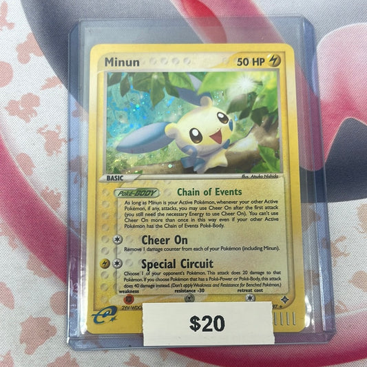 Pokémon Minun Dragon Holo 7/97