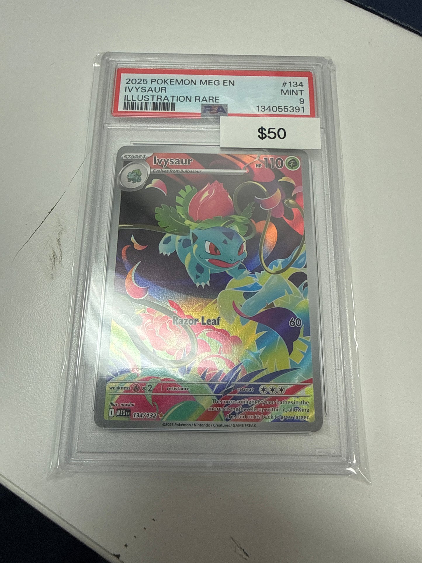 Pokemon Ivysaur #134/132 PSA 9