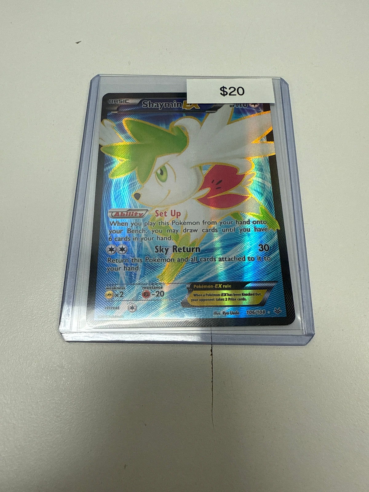 Pokemon Shaymin Ex #106/108