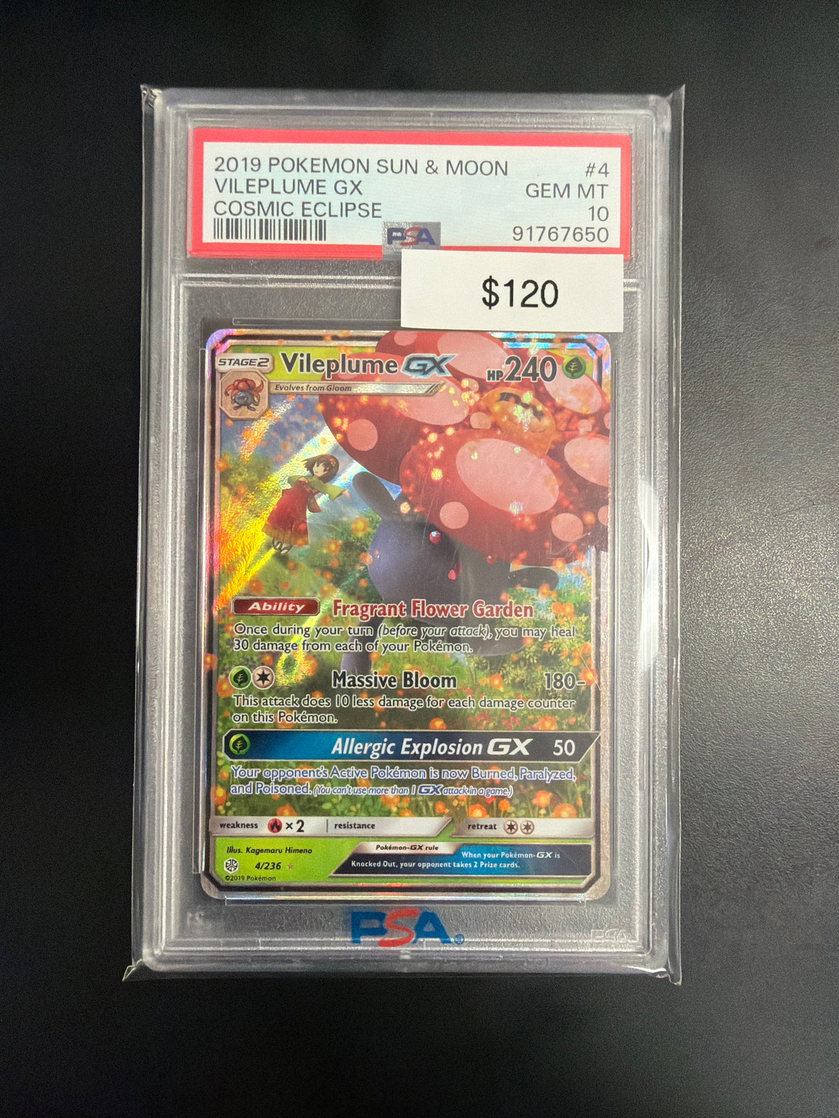 Pokemon Vileplume EX #4 PSA 10
