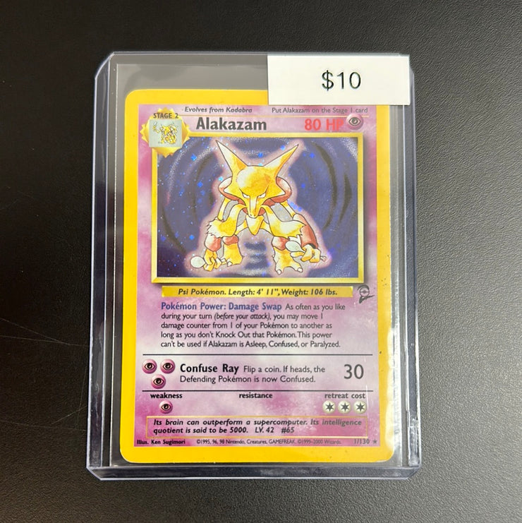 Pokémon Base Set 2 Alakazam Holo 1/130