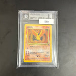 Pokémon 1999 Fossil Moltress Holo BGS 9