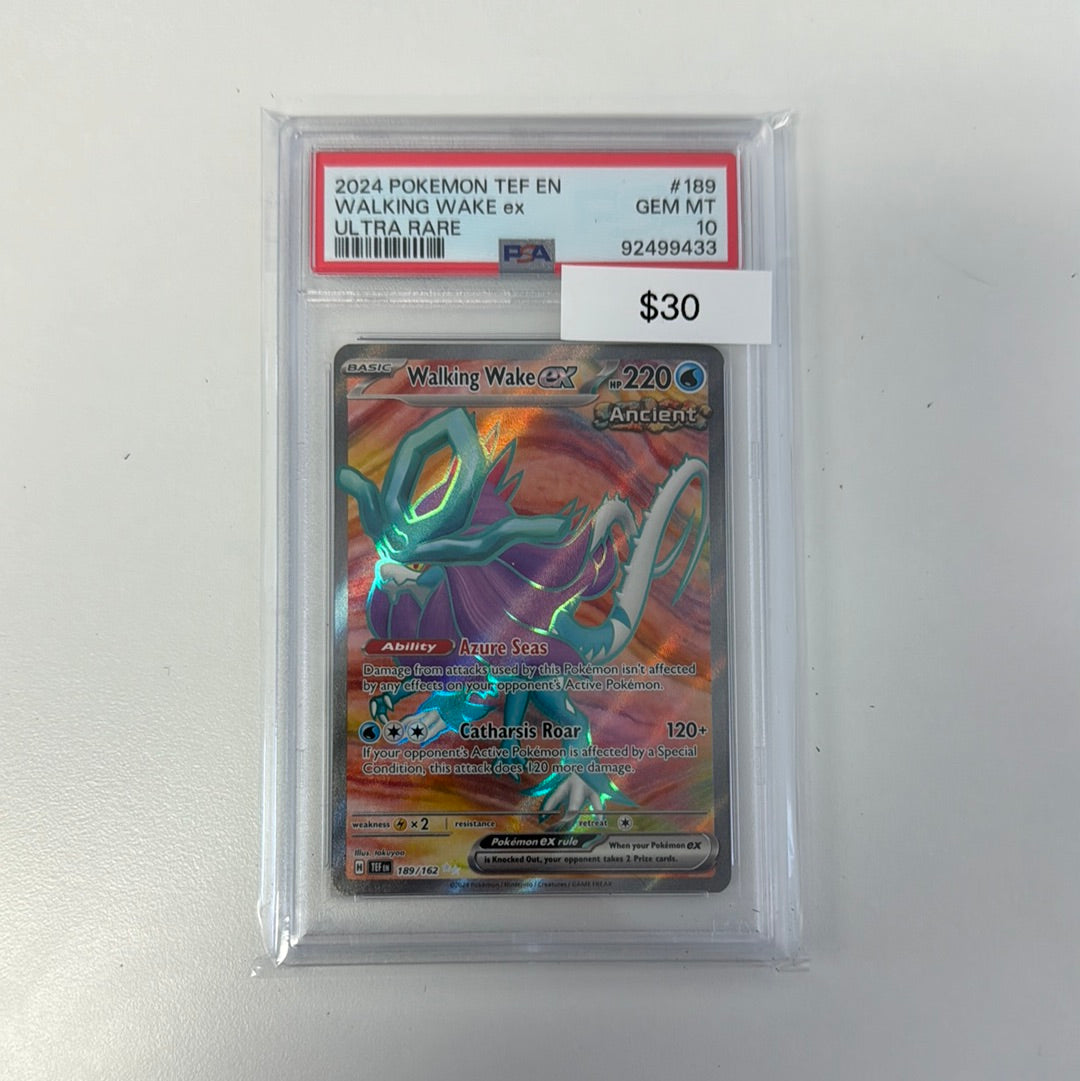 Pokémon Walking Wake ex 189 PSA 10