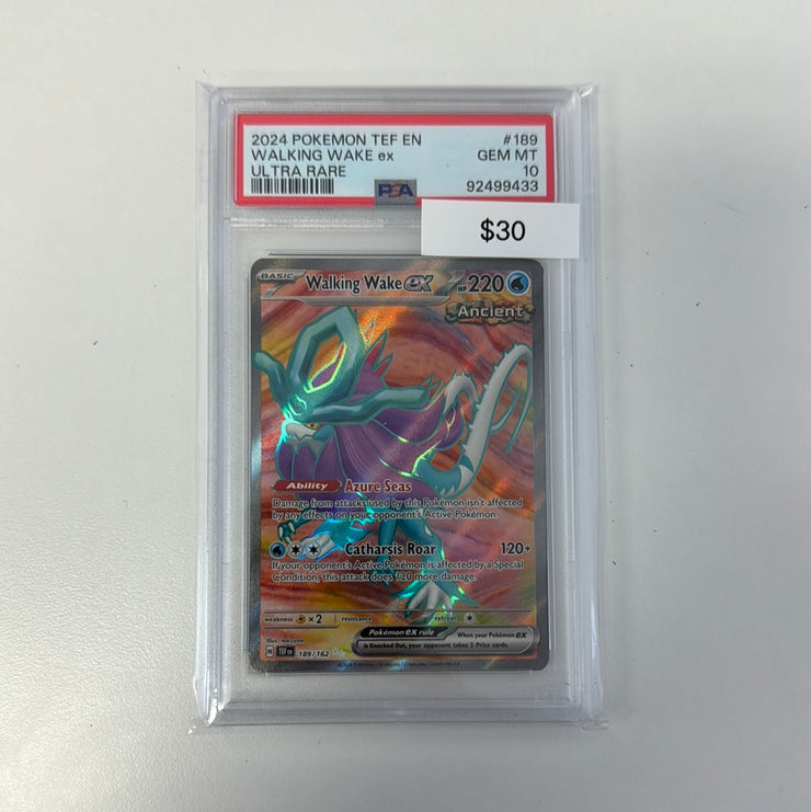Pokémon Walking Wake ex 189 PSA 10