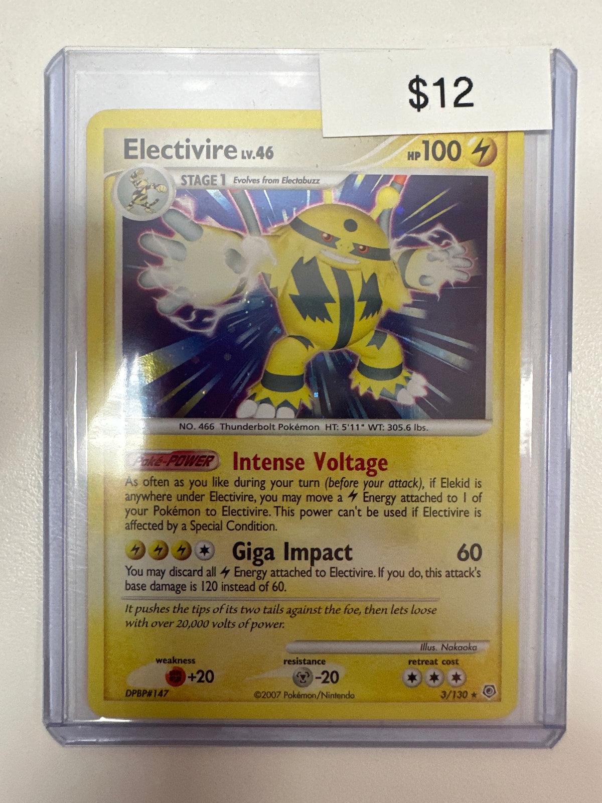 Pokemon Electivire 3/130