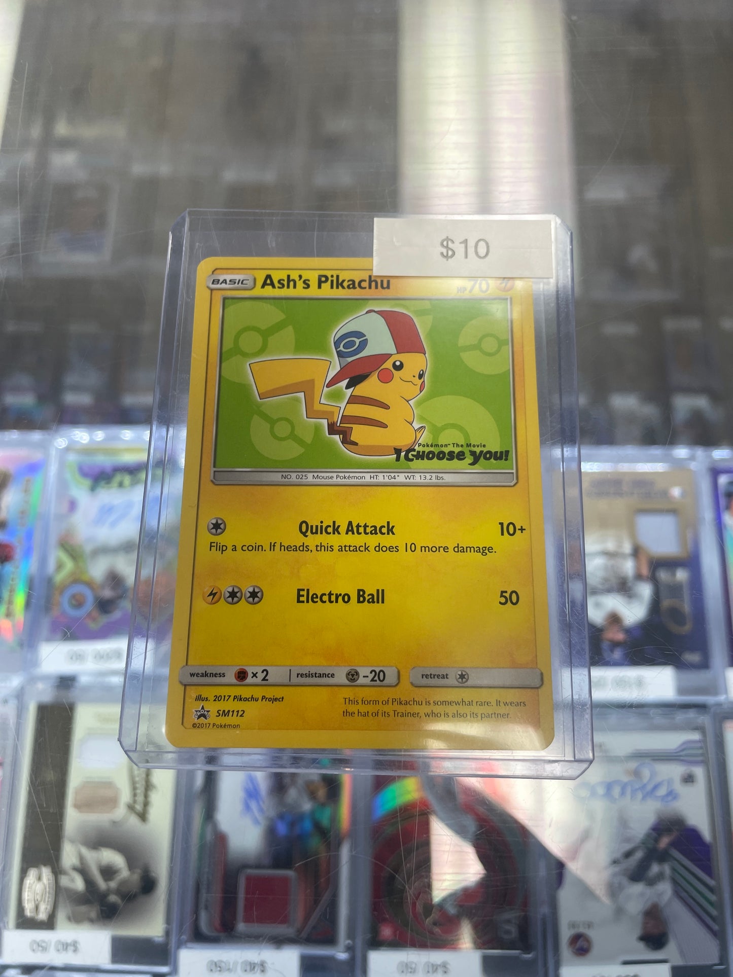 Pokemon Ash’s Pikachu Promo #sm112