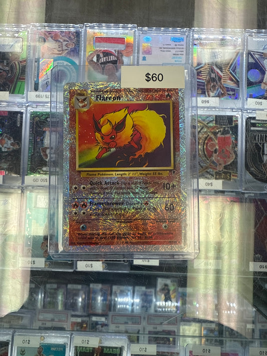 Pokemon Legendary Collection Flareon Rev Holo #10/110