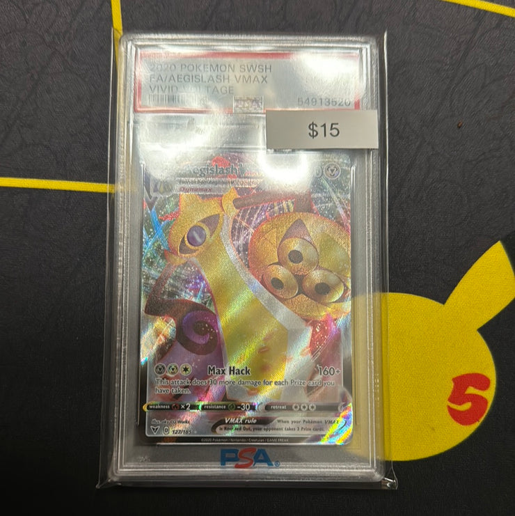 2020 Pokémon SWSH AEGISLASH VMAX 