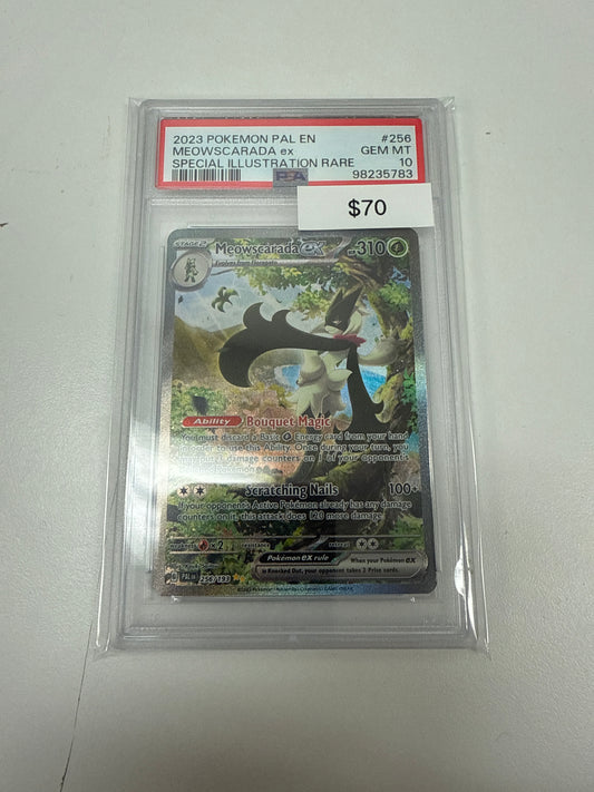 Pokemon Meowscarada Ex SIR #256/193 PSA 10