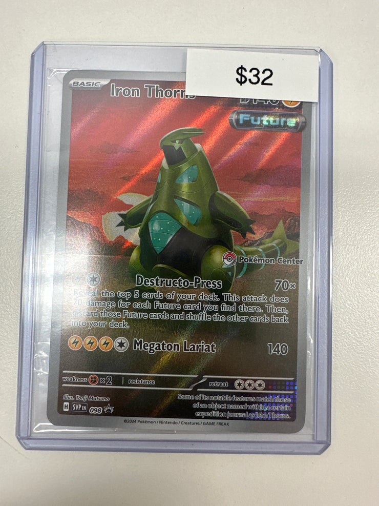 Pokemon Iron Thorns Pokemon Center Stamped Promo 098