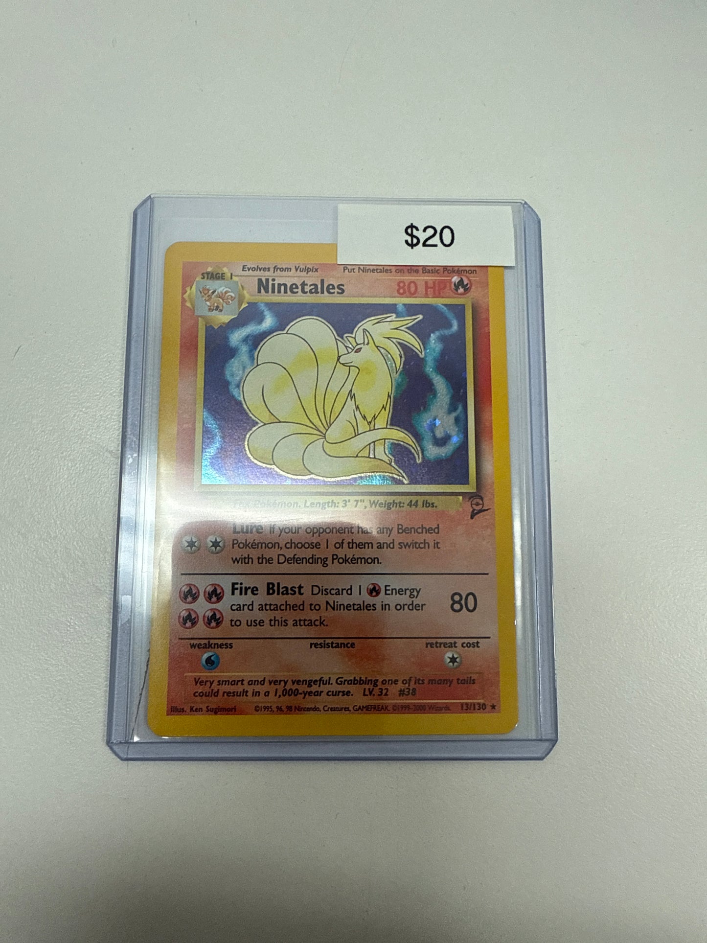 Base Set 2 Ninetails Holo #13/130