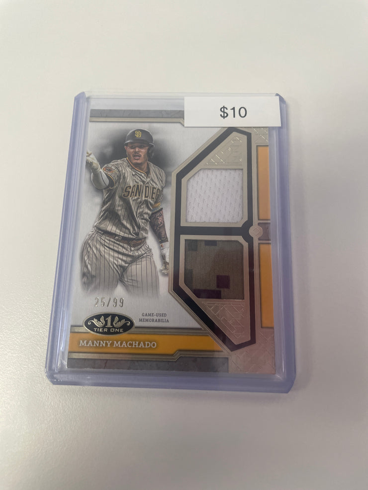 2024 Tier One Manny Machado Dual Patch /99 