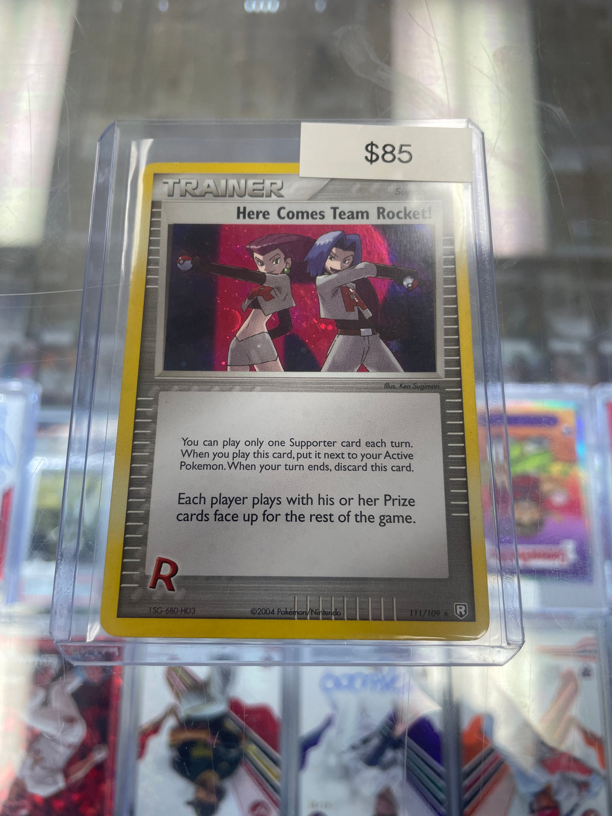 Pokemon Here Comes Team Rocket Holo #111/109