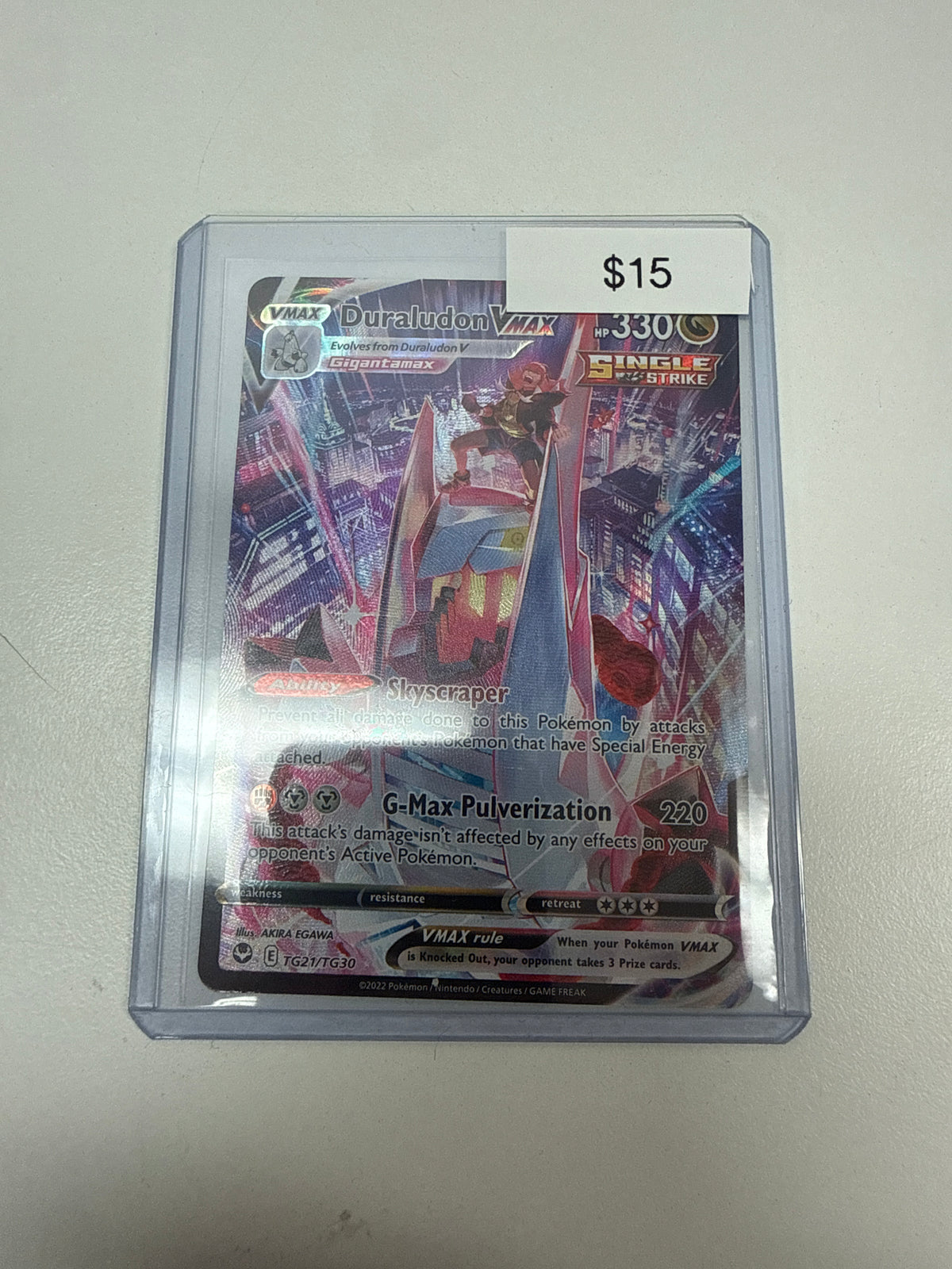 Pokemon Duraludon Vmax #tg21/tg30