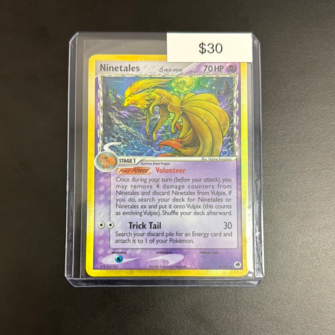 Pokémon Ninetales Delta Species 8/101