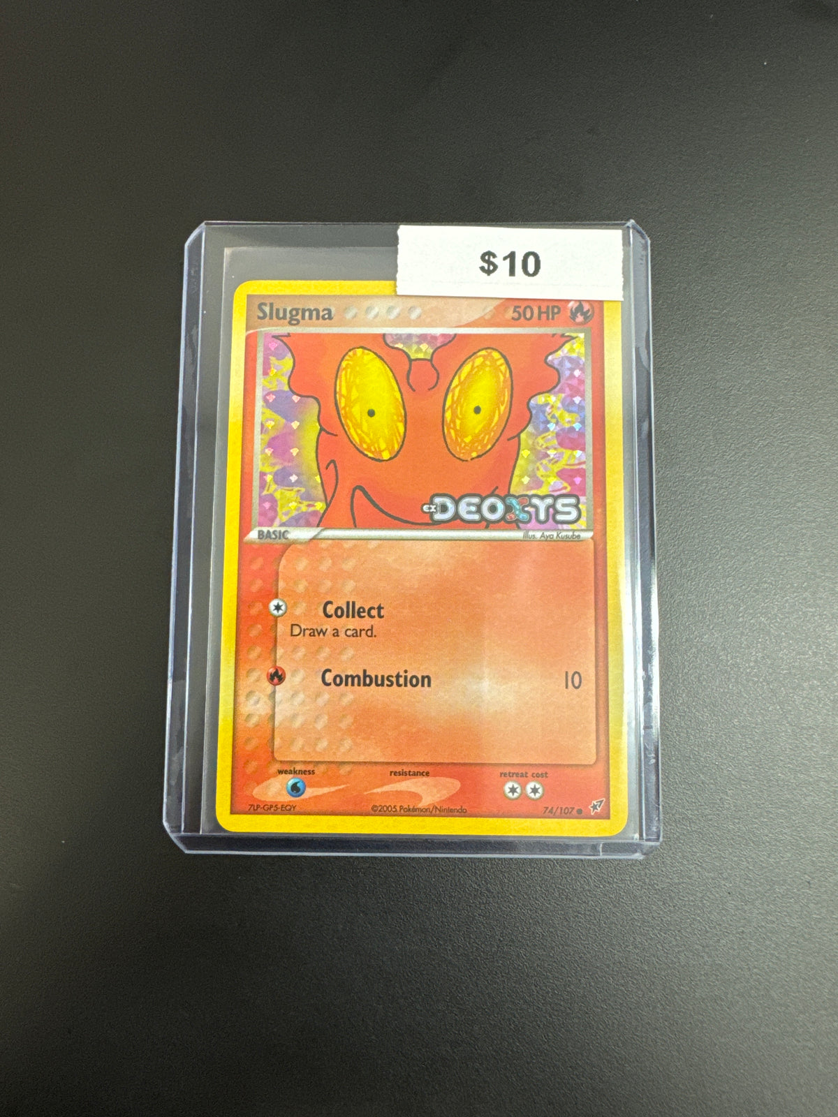 Pokémon Slugma Ex Deoxys Rev. Holo 74/107