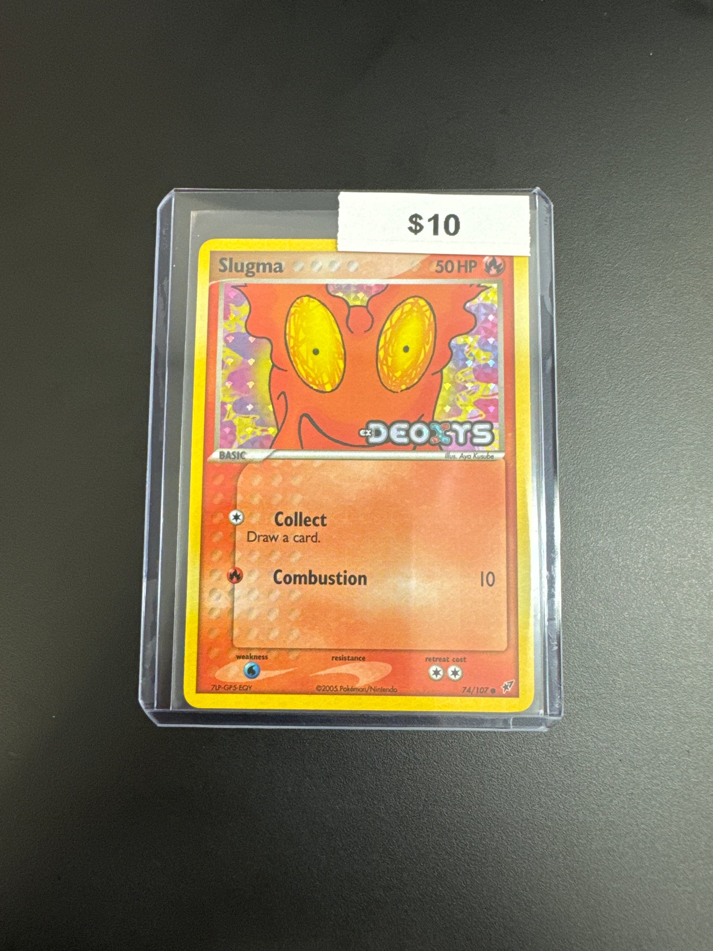 Pokémon Slugma Ex Deoxys Rev. Holo 74/107
