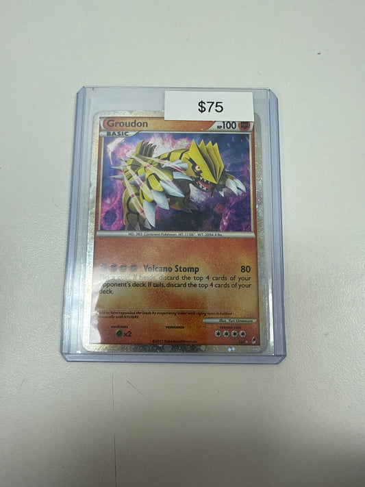 Pokemon Groudon Holo #SL4